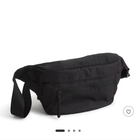 Vera Bradley Large Portnoy Crossbody Belt Bag, Lightweight Nylon, Black - Picture 6 of 10